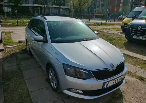 samochody osobowe Skoda Fabia cena 49500 przebieg: 57137, rok produkcji 2018 z Warszawa